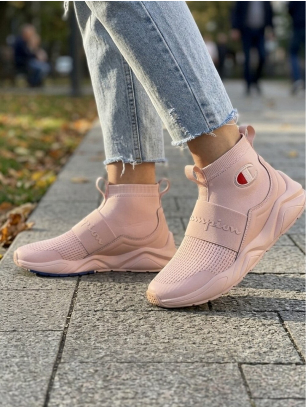 Champion Rally Pro Lifestyle Athletic Sneakers Light Pink Size 8 Womens